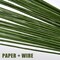 60 Pack Floral Wire Stems, 16 Inch Artificial Flower Rods for Bouquet, Wire Wreath Making Supplies